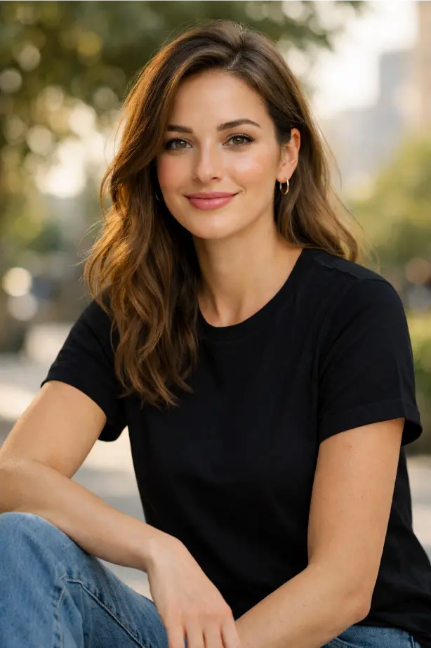 Crew Neck T-Shirt -- Women