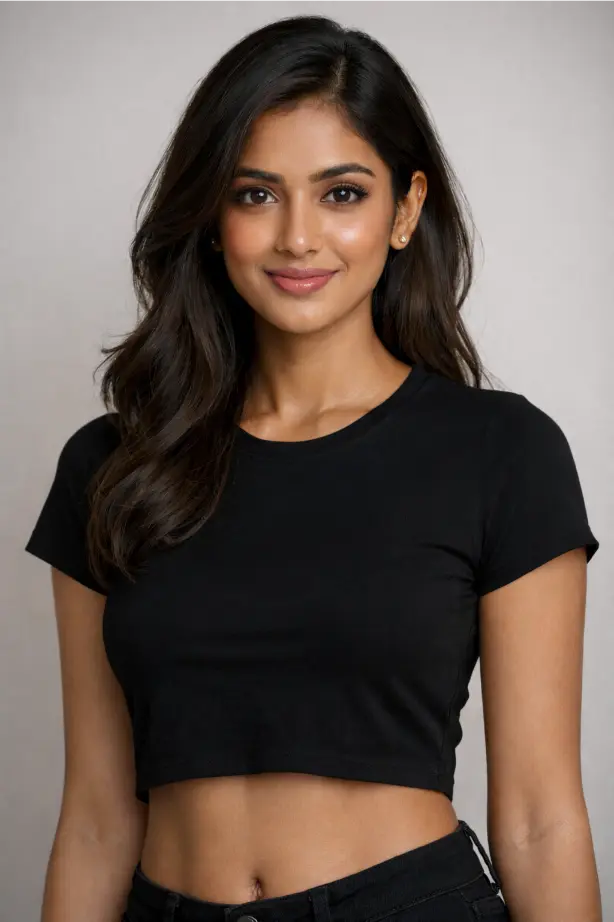 Crop Top T-Shirt -- Women