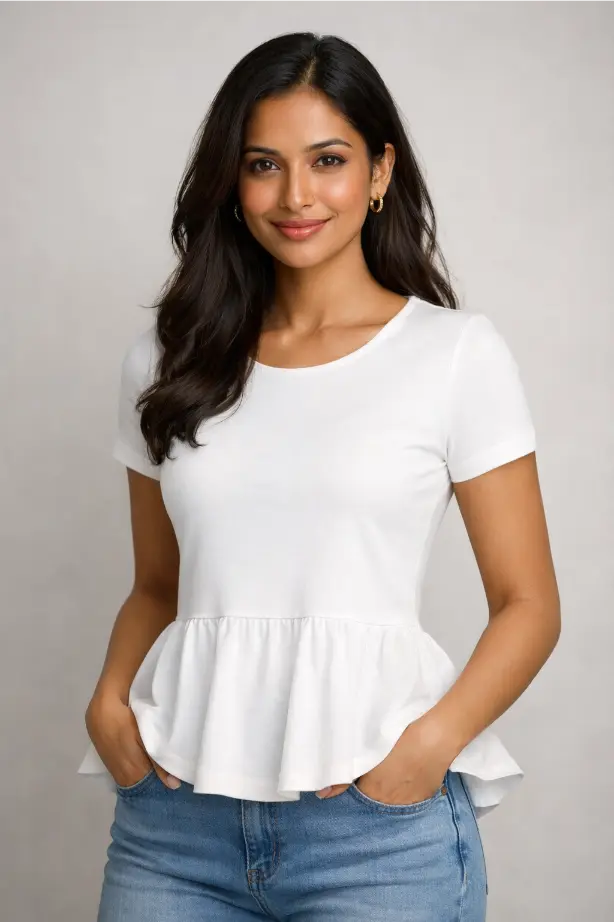 Peplum T-Shirt -- Women